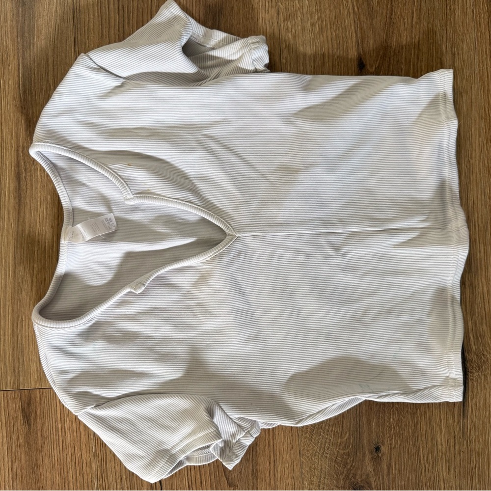 Alo white tank top size small